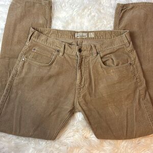 Patagonia Tan Corduroy Pants Men Sz 34x30